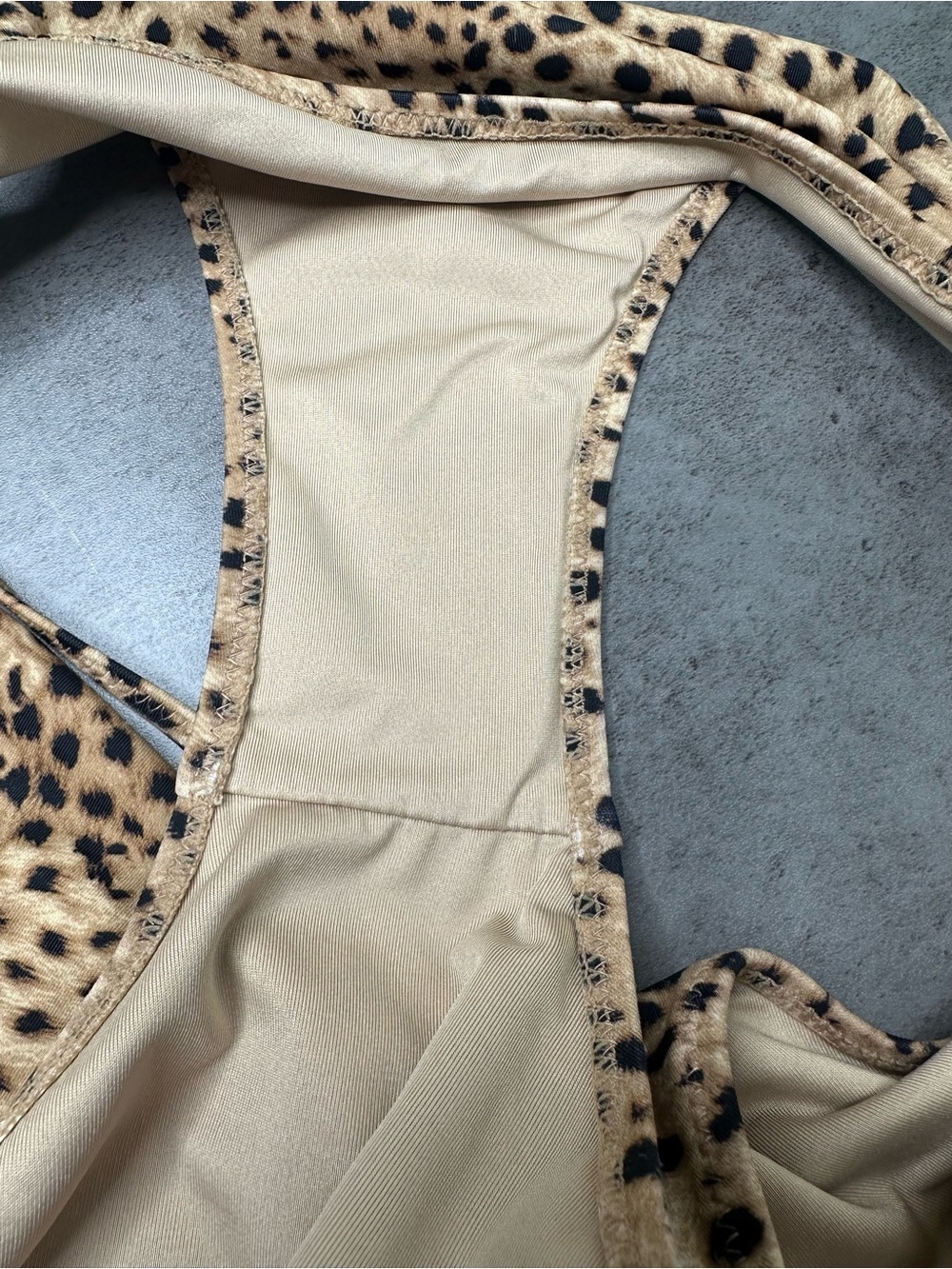 Shade & Shore Leopard Print Bikini — Tan & Black - Picture 7 of 7